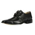 thumbnail image 1 of LIBERTYZENO Men's Classic Formal Oxford Shoes Lace up Leather Dress Shoes, Black, 1 of 8