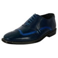thumbnail image 1 of LIBERTYZENO Men's Oxford Leather Semi Brogue Lace Up Dress Shoes, 1 of 6