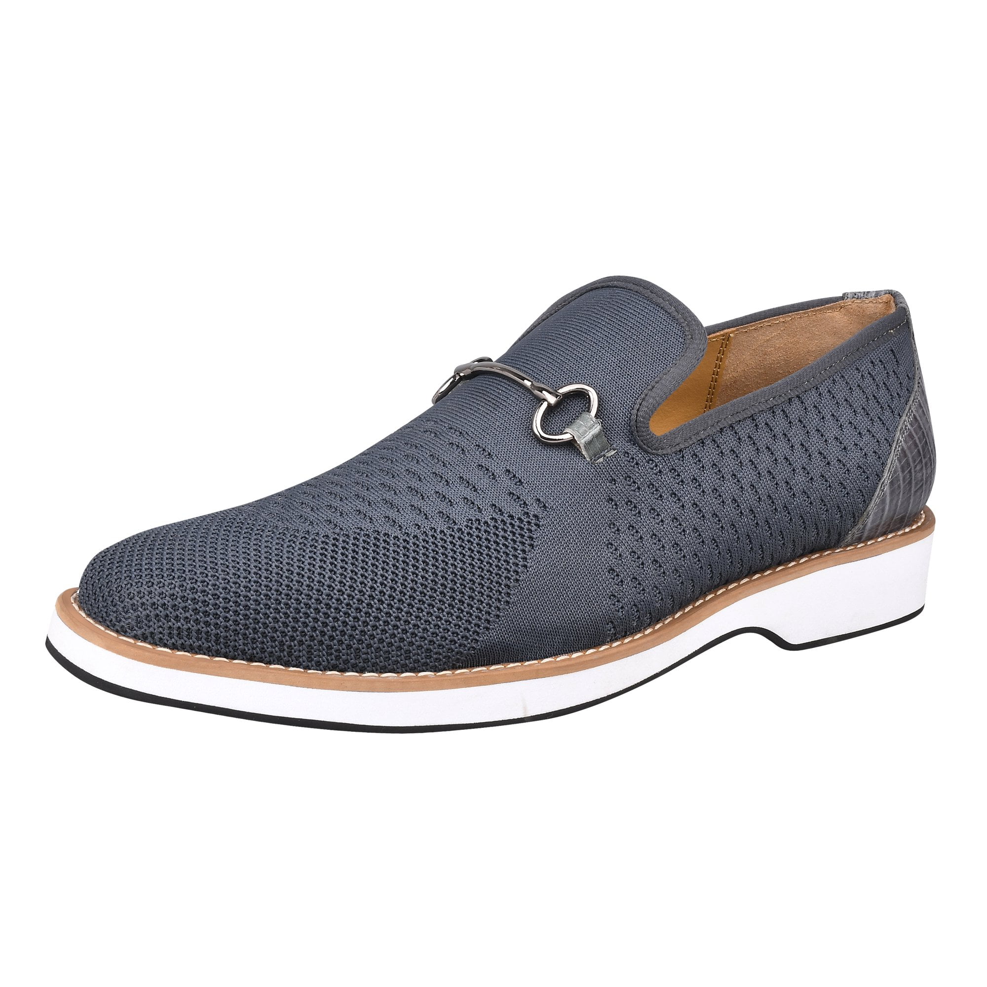 LIBERTYZENO Mens Casual Slip on Loafers Shoes, Gray, 13 - Walmart.com