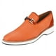 thumbnail image 1 of LIBERTYZENO Mens Classic Formal Shoes Slip On Loafers, Orange, 1 of 8