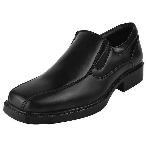 LIBERTYZENO Mens Comfort Business Oxford Dress Shoes Slip on Loafer Shoes, Black