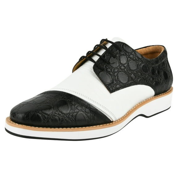 LIBERTYZENO Mens Finest Leather Sneakers Casual Shoes