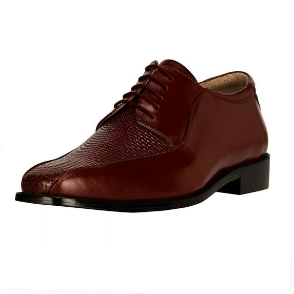 LIBERTYZENO Mens Genuine Leather Daily use Office Shoes, Burgundy