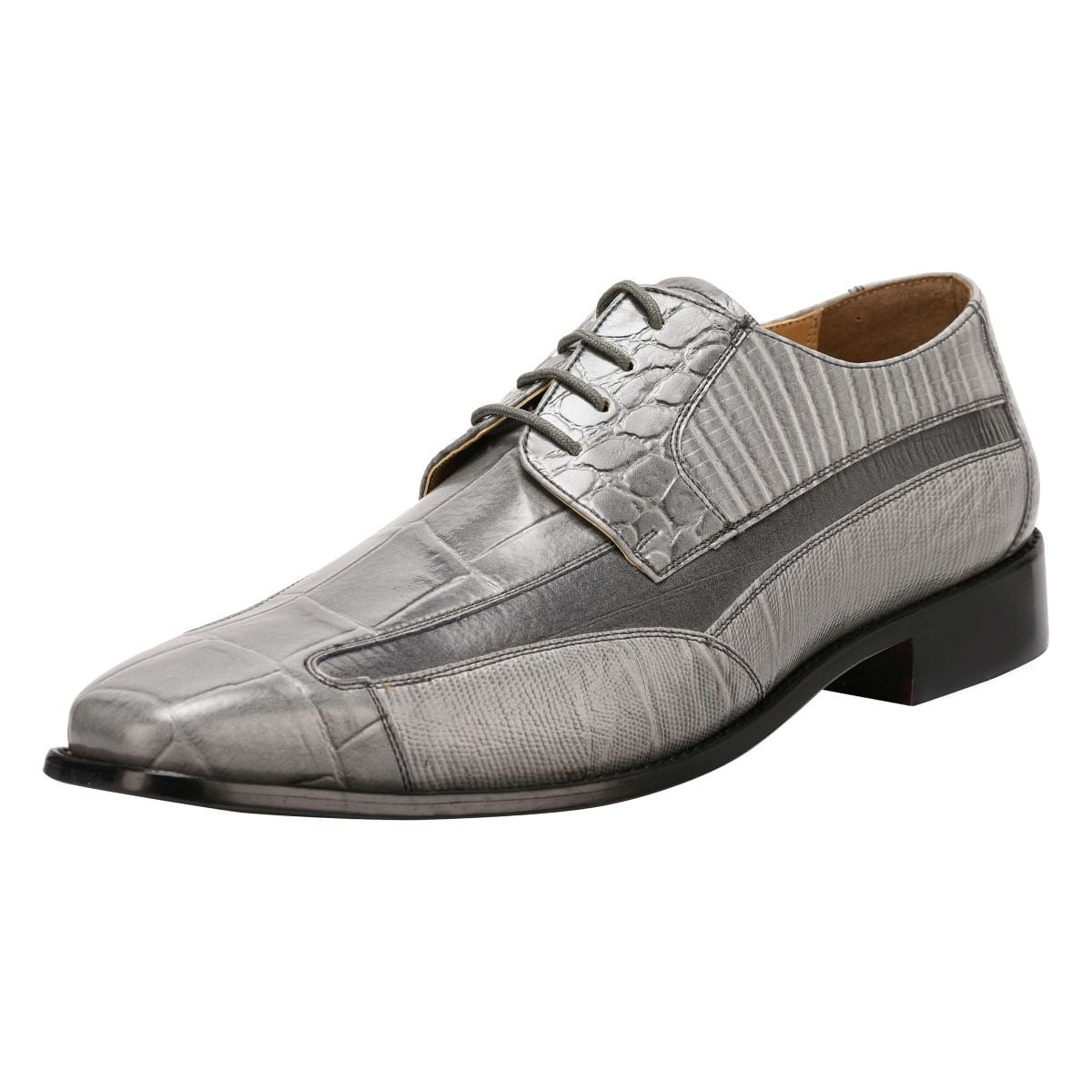 LIBERTYZENO Mens Genuine Leather Formal Oxford Dress Shoes - Walmart.com