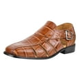 thumbnail image 1 of LIBERTYZENO Mens Outdoor Sport Fisherman Sandal Shoe, Cognac, 8.5, 1 of 8