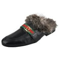 thumbnail image 1 of LIBERTYZENO Mens Premium Slip On Comfortable Faux Fur Loafers Shoes, 1 of 7