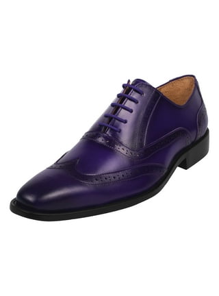 Purple dress shoes best sale