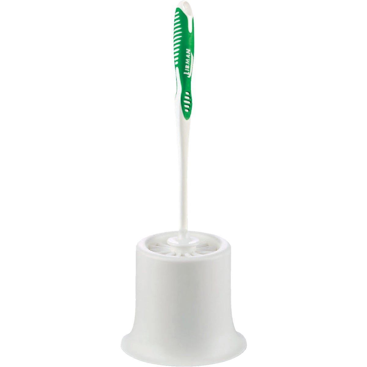 LIBMAN 34 Round Toilet Bowl Brush W/Cup Caddy (Pack of 6)