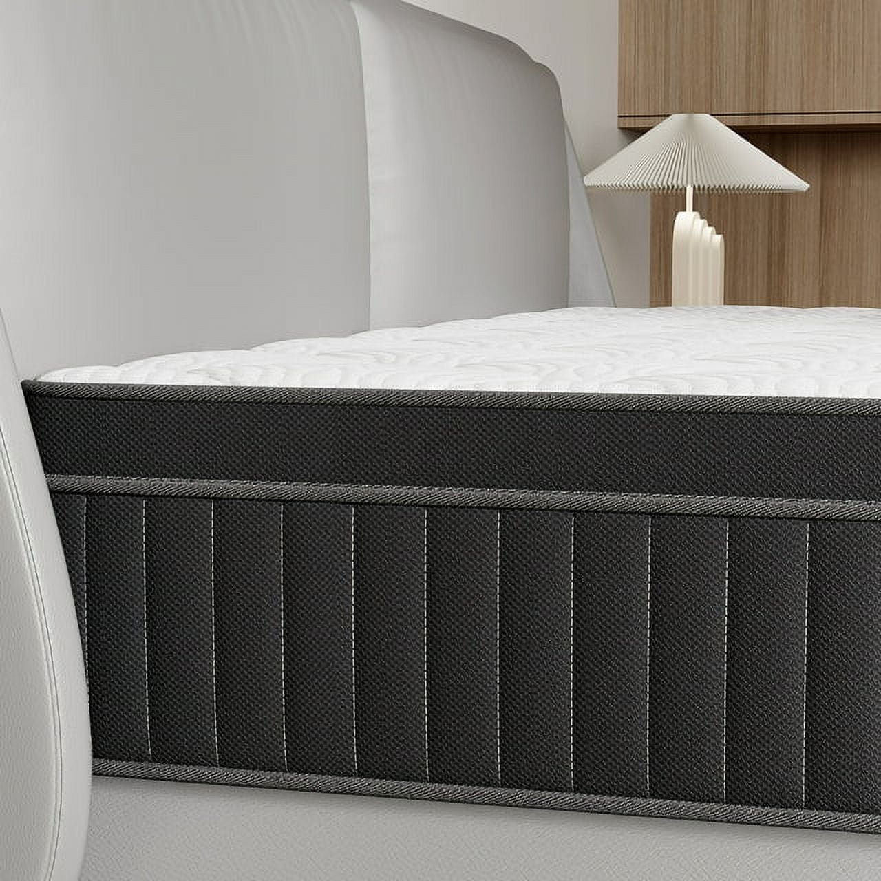 LIBORIA Full Size Mattress, 12" Medium Gel Memory Foam Hybrid