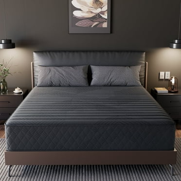 LIBORIA Twin XL Mattress, 8 inch Medium Firm Hybrid Mattress with Antistatic Breathable Euro Top Cover