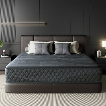 LIBORIA Twin XL Mattress, 8 inch Medium Firm Hybrid Mattress with Antistatic Breathable Euro Top Cover
