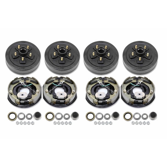 LIBRA: 10" x 2-1/4" Electric Brakes, Self-Adjusted, Front, for 3500 lbs Tandem Axles, 2 Pack