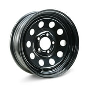 LIBRA 13 x 4.5 Trailer Wheel 5 Lug on 4.5 Bolt Pattern Black Mod -17018