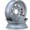 thumbnail image 1 of LIBRA 13 x 4.5 Trailer Wheels 5 Lug on 4.5" Bolt Pattern Silver Spoke, Set 2-17019, 1 of 3