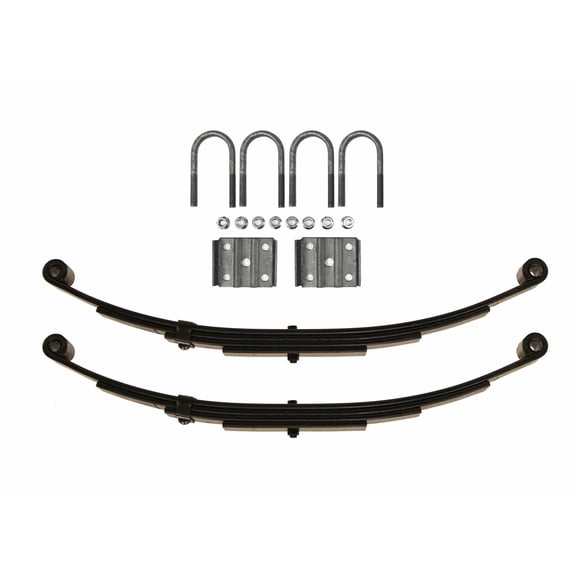LIBRA 3500lb Single Trailer Axle Suspension Kit 1750lb Leaf Springs & Ubolt Kit