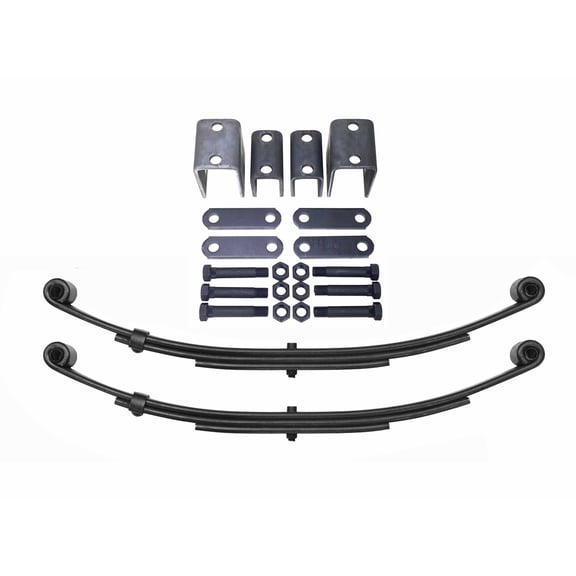LIBRA 4000lbs 4K Single Trailer Axle Suspension Kit 2000 lbs Leaf Springs & Hanger Kit