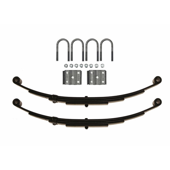 LIBRA 5000lbs 4K Single Trailer Axle Suspension Kit 2500 lbs Leaf Springs & Ubolt Kit