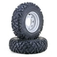 thumbnail image 1 of LIBRA ATV Tire & Wheel 26x9-12 6-Ply on 4 Lugs x 156 PCD 4+3 Silver Wheel-10395,SET 2, 1 of 3