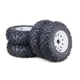 thumbnail image 1 of LIBRA ATV Tire & wheel Set 25x8-12 25x10-12 6-Ply with 4-110 PCD 5+2 Silver Wheels-17035,SET 4, 1 of 4