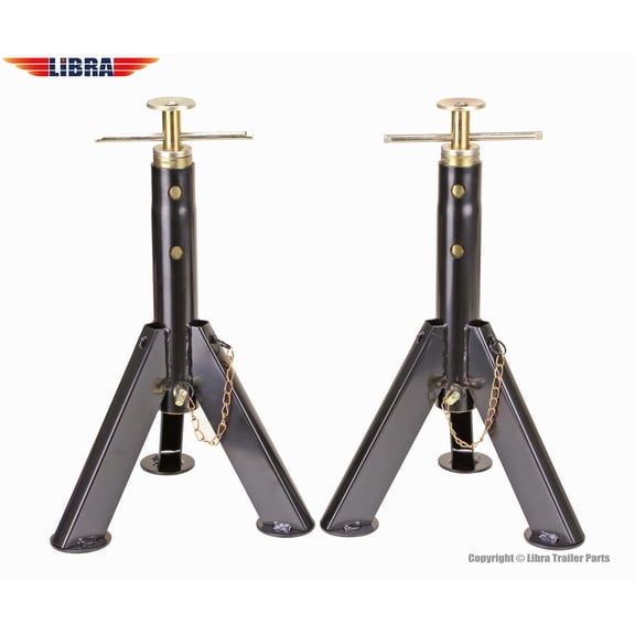 Set of 2 LIBRA HD Telescopic RV Stabilizer Jacks Stand 6000lbs Adjust 16"-30"