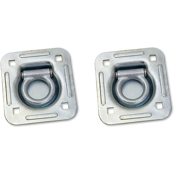 LIBRA Recessed D-Rings for Trailer RV Flush Mount Tiedown- Pack 2-27023