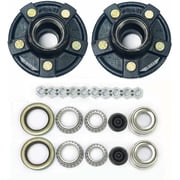 Set of 2 Trailer Idler Hub Kits 5 on 5" for 3500 lbs Axle - 22018K