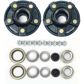 Set of 2 Trailer Idler Hub Kits 5 on 5" for 3500 lbs Axle - 22018K