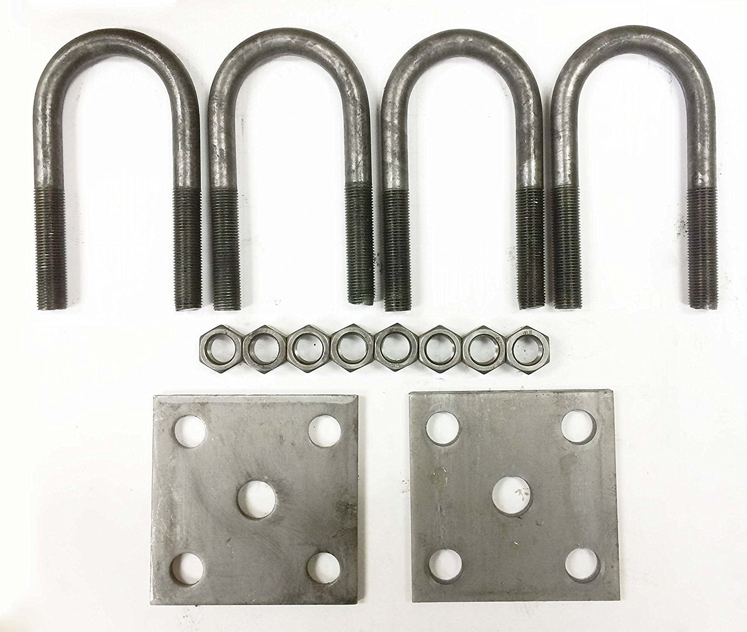 LIBRA U-Bolt Kit 1/2" Diameter, 4-1/4" Length for 2000 lbs Trailer with 1-3/4" Round Axle