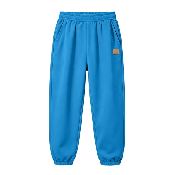 LIBRCLO Boys Sweatpants with Pockets Elastic Bottom Sports Pants Casual Running Sweatpants Size 9 Years