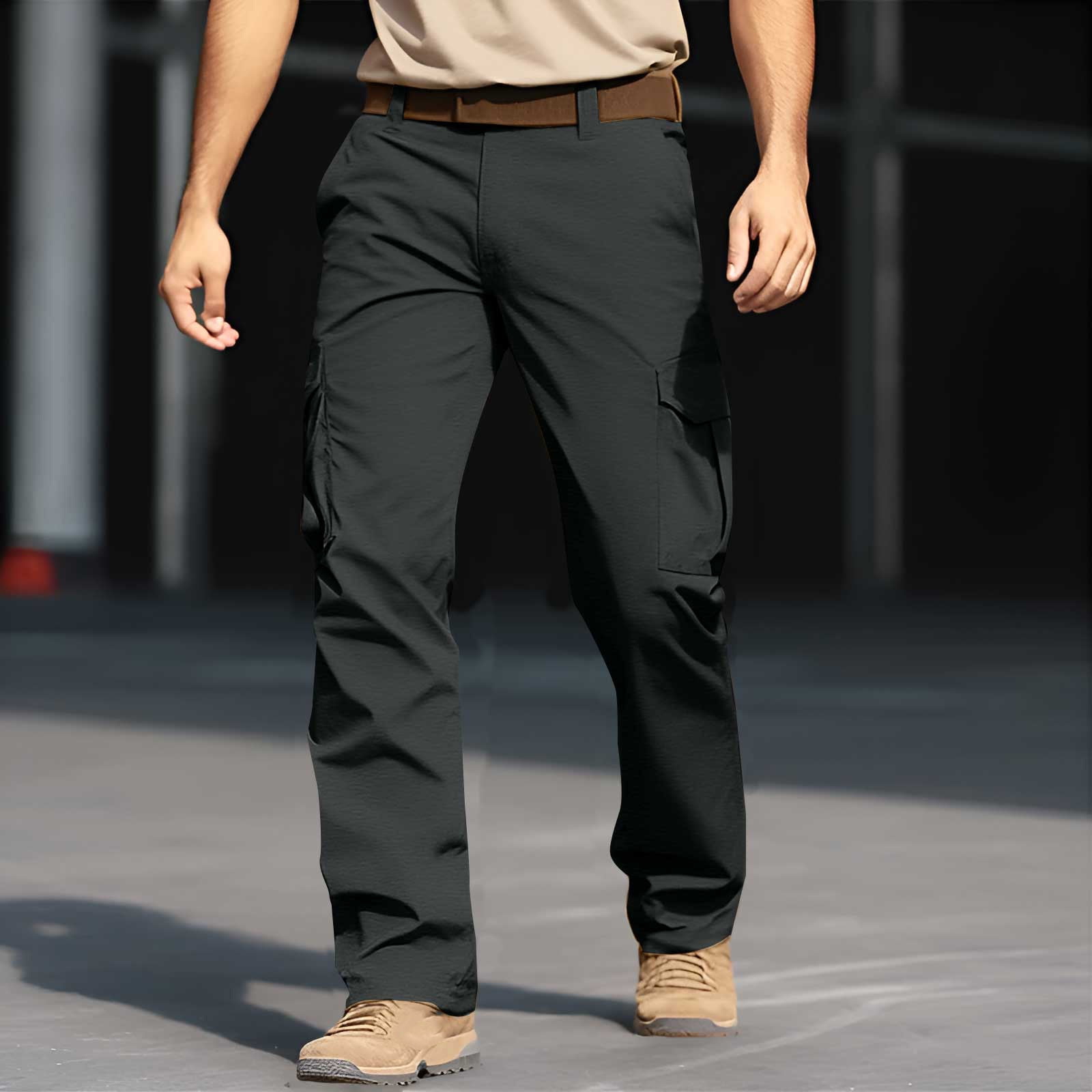 LIBRCLO Cargo Pants for Men - Outdoor Hiking Mens Work Pants with ...