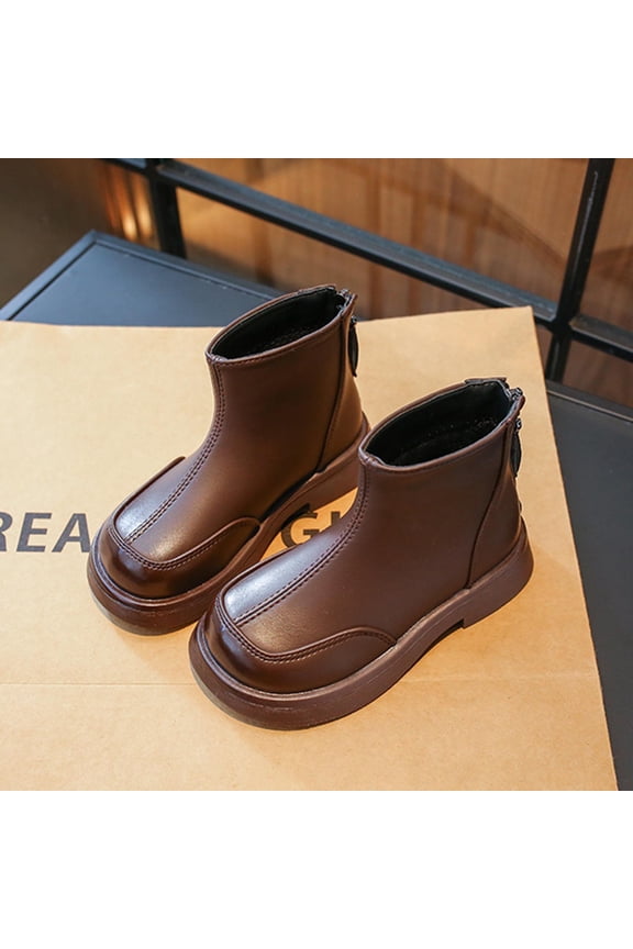 Fall Girls Boots Kids British Style Short Boots Fashionable for Middle and Older Kids