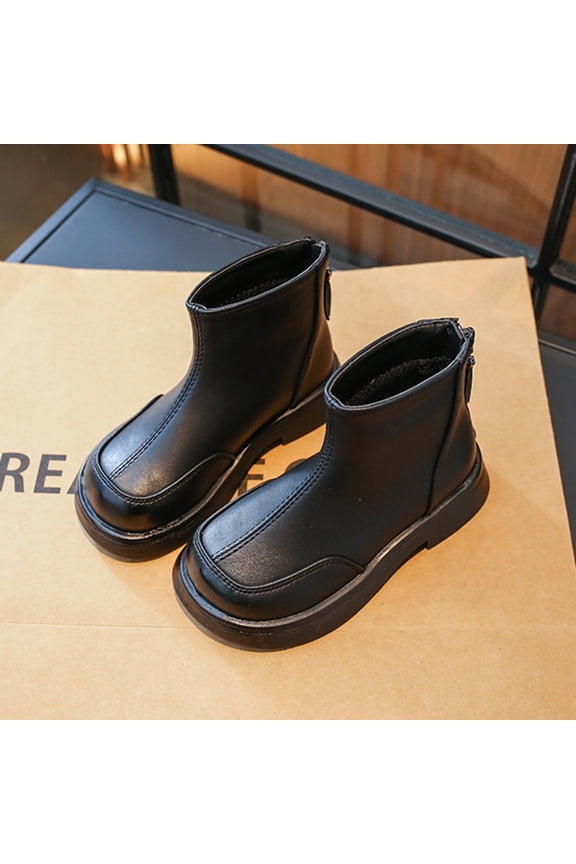 Fall Girls Boots Kids British Style Short Boots Fashionable for Middle and Older Kids