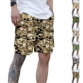 thumbnail image 1 of LIBRCLO Mens Sports Drawstring Elastic Waist Camouflage Cargo Shorts with Pockets Summer Casual Fashion Comfortable Outdoor Bottoms, 1 of 9