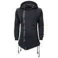 LIBRCLO Halloween Hooded Jackets Men Long Sleeve Coats Casual Jacket
