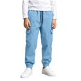 thumbnail image 1 of LIBRCLO Kids Cargo Sweatpants for Boys Casual Sports Pants Drawstring Elastic Bottom Sweatpants with Pockets Size 5 Years, 1 of 7