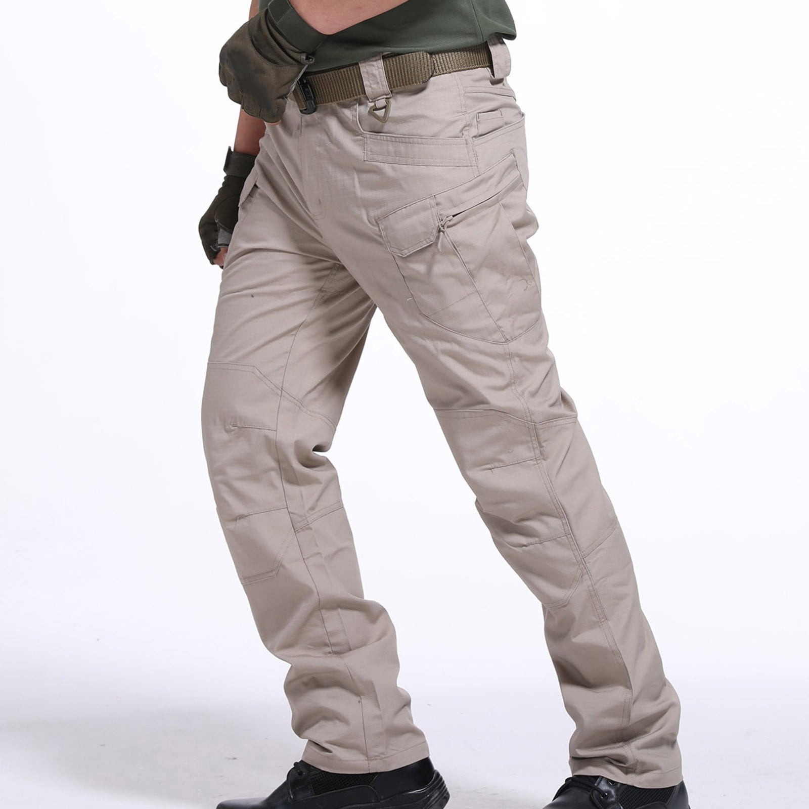 LIBRCLO Men's Cargo Pants with Pockets Casual Hiking Pants Dress Cargo ...