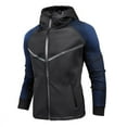 LIBRCLO Men's Casual Jackets Long Sleeve Hooded Coats Jacket Fall