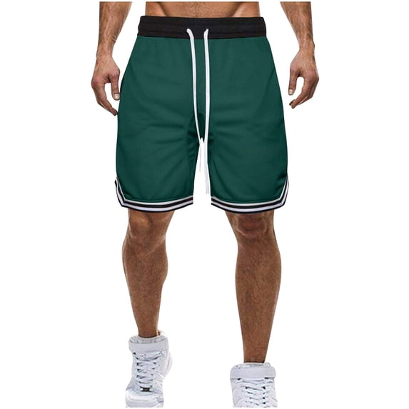 LIBRCLO Mens Athletic Shorts Lightweight Breathable Gym Basketball Shorts with Zipper Pockets Summer Workout Clothes