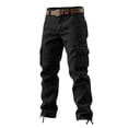 thumbnail image 1 of LIBRCLO Mens Cargo Pants Slim Fit Utility Pants with Multiple Pockets for Daily Tasks, 1 of 7