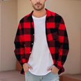 thumbnail image 1 of LIBRCLO Mens Casual Button Down Shirts Classic Fit Long Sleeve Plaid Graphic Shirt Shirts for Work Casual, 1 of 5