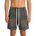 thumbnail image 1 of LIBRCLO Mens Denim Shorts with Pockets Drawstring Baggy Classic Casual Jean Shorts for 2026 Mens Clothes, 1 of 4