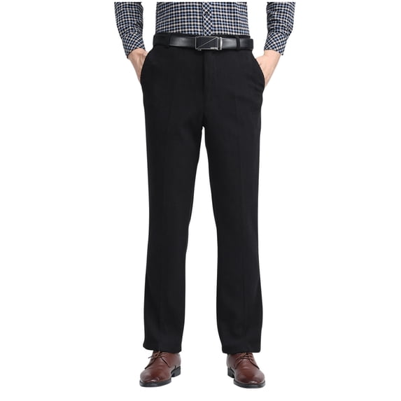 LIBRCLO Mens Dress Pants Slim Fit Fashion Casual Corduroy Pants Straight Fit Trousers with Pockets