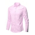 thumbnail image 1 of LONKITO Mens Shirts Long Sleeve Business Work Dress Shirts Casual Button Down Shirts, Size S, 1 of 4
