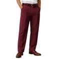 thumbnail image 1 of LIBRCLO Mens Pants Dress Stretch Waist Wrinkle Free Corduroy Pants Casual Comfy Trousers, 1 of 5