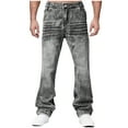 thumbnail image 1 of LIBRCLO Mens Relaxed Fit Jeans, Casual Straigh Leg Jeans Basic Classic Denim Pants with Pockets Size 3XL, 1 of 7