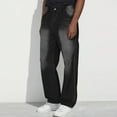 thumbnail image 1 of LIBRCLO Mens Relaxed Fit Jeans, Classic Casual Denim Pants with Pockets Straigh Leg Jeans Size S, 1 of 6