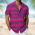 thumbnail image 1 of LIBRCLO Mens Short Sleeve Shirts, Casual Button Down Shirts Vacation Hawaiian Beach Clothes for Summer, 1 of 8