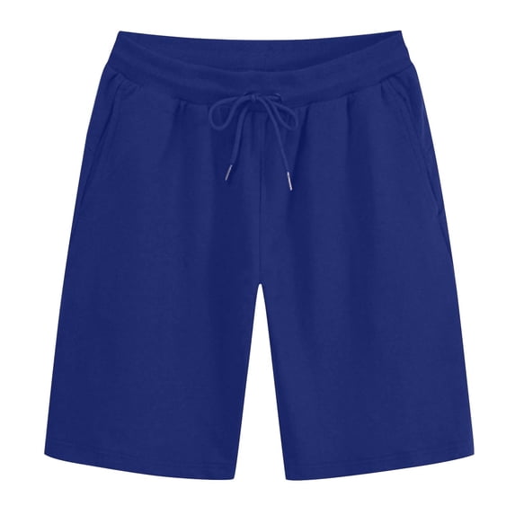 LIBRCLO Mens Shorts Elastic Waist Drawstring Athletic Sweat Shorts with Pockets for Casual Gym Beach