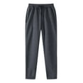 thumbnail image 1 of LIBRCLO Mens Sweatpants Open Bottom Solid Color Casual Jogger Pants Elastic Waist Outdoor Athletic Running Sweatpants with Pockets, Size L, 1 of 4