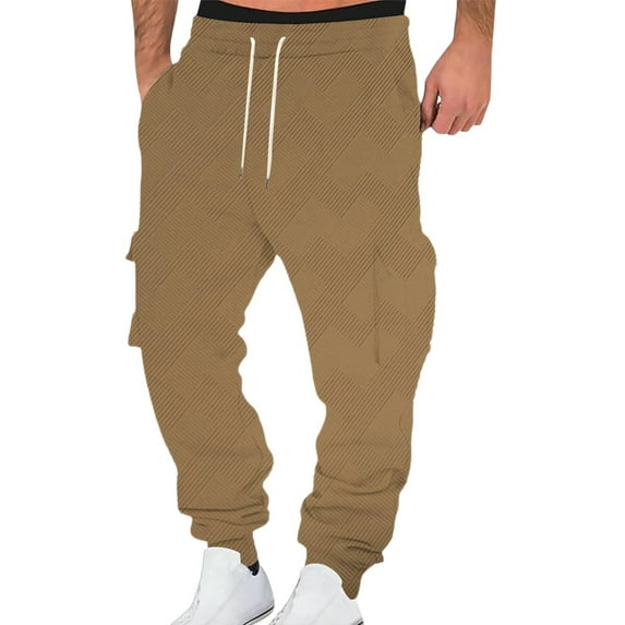 LIBRCLO Mens Sweatpants with Pockets Workout Fitness Comfortable Jogger Pants Running Sweatpants Elastic Bottom for Fall Clothes